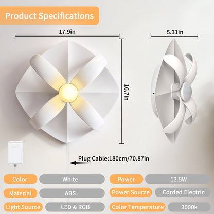 RGB Floral Mood LED Wall Light