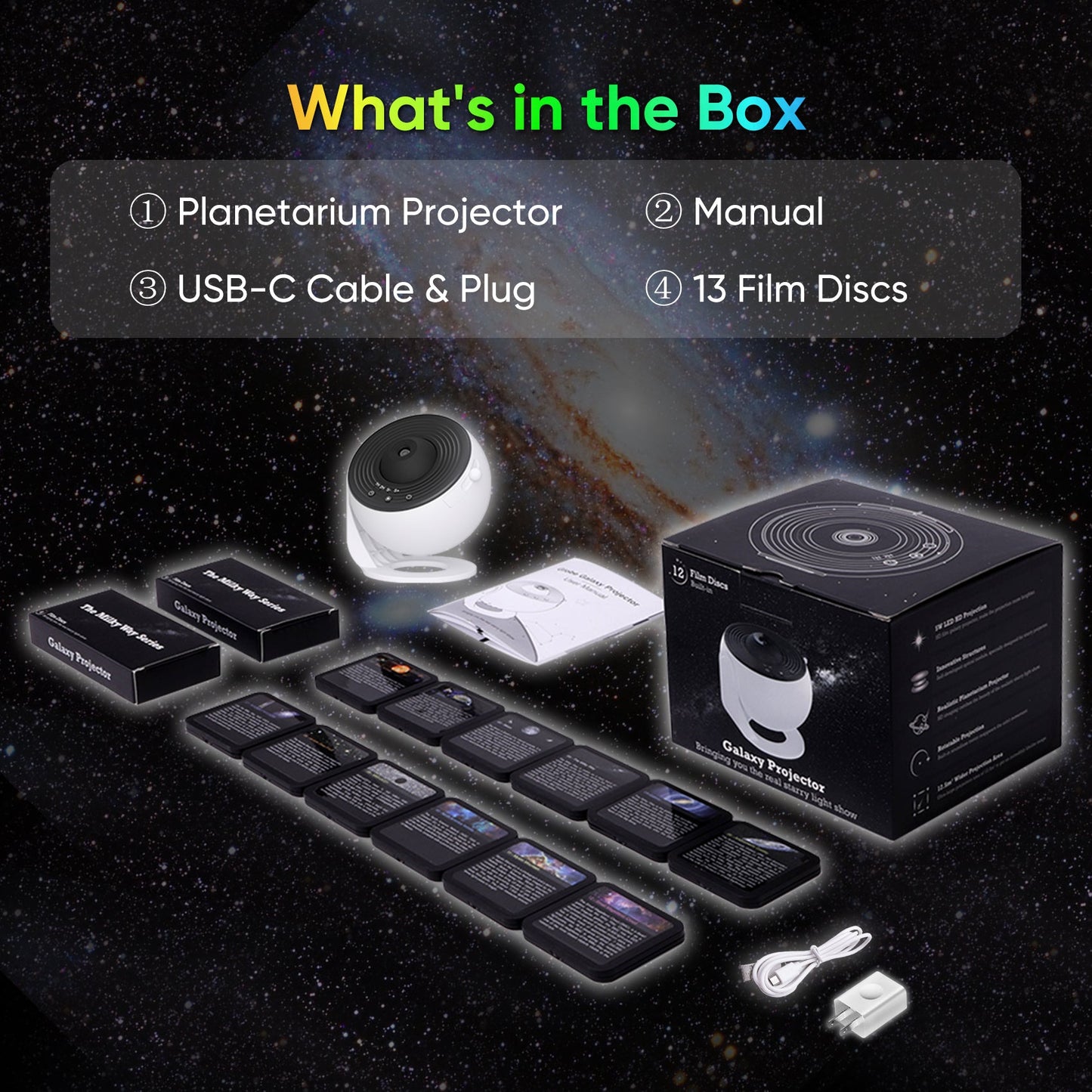 Globe Planetarium Galaxy Projector